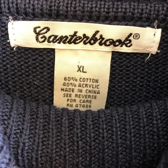 Canterbrook Knit Turtleneck Sweater Women’s Size XL - Picture 3 of 4